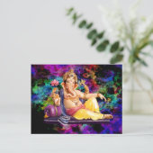 Ganesha-Wenskaarten, stickers, Briefkaarten (Staand voorkant)