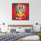 GANESHA - Wrapped Canvas (Insitu (Slaapkamer))