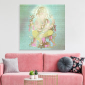 GANESHA - Wrapped Canvas Afdruk (Insitu (Woonkamer))