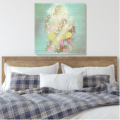 GANESHA - Wrapped Canvas Afdruk (Insitu (Slaapkamer))