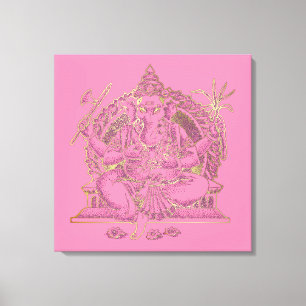 GANESHA - Wrapped Canvas Afdruk