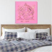 GANESHA - Wrapped Canvas Afdruk (Insitu (Slaapkamer))