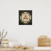 Ganesha Yantra Poster (Keuken)