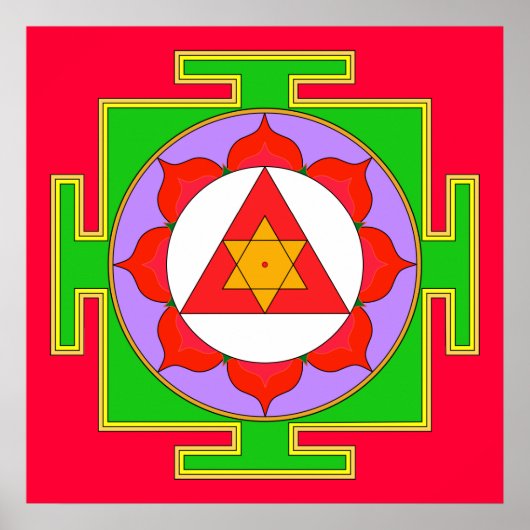 Ganesha Yantra Poster (Voorkant)