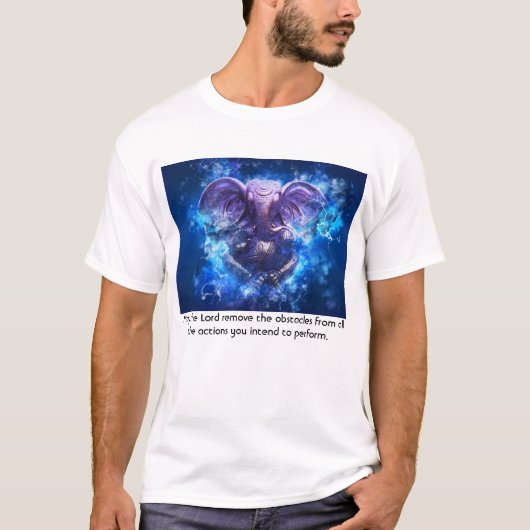 Ganesha-zegen T-shirt (Voorkant)