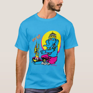 Ganesh's Puja to Ma Jah Sunny Arts Design Tshirt