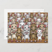 Gang Bunch van Rats Briefkaart (Voorkant / Achterkant)