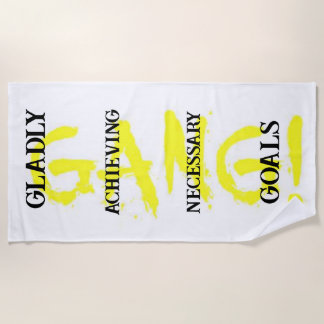 GANG! gele badhanddoek