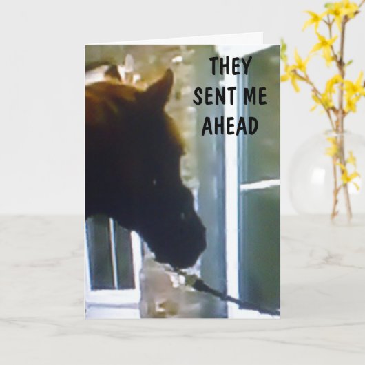 GANG HEEFT ME GEZEGD OM TE ZEGGEN DAT ZIJ BIRTHDAY KAART (Gele Bloem)