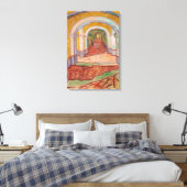 Gang in het Asyl Canvas Afdruk (Insitu (Slaapkamer))