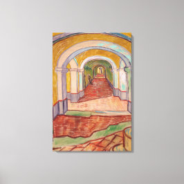 Gang in het Asyl Canvas Afdruk