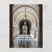 Gang met standbeelden in het Kasteel van Versaille Briefkaart (Voorkant)