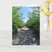 Gang" Notecard de "van het millennium Kaart (Gele Bloem)