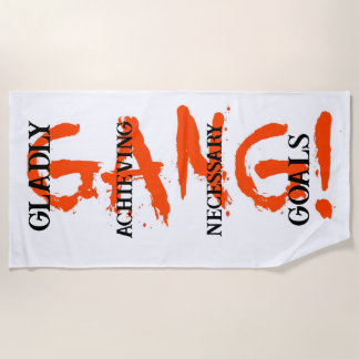 GANG! red Beach Towel Strandlaken