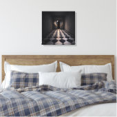 Gang van het Oog Canvas Afdruk (Insitu (Slaapkamer))