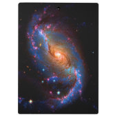 Gangbare spiraalvormige Galaxy NGC 1672 Astronomie Klembord (Achterkant)