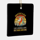 gangbare tante is alleen nog geweldige genoeg keramisch ornament (Rechts)