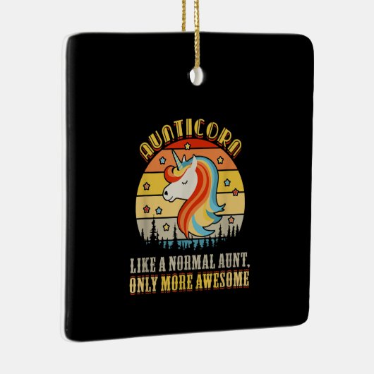 gangbare tante is alleen nog geweldige genoeg keramisch ornament (Rechts)