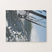 Gangboord onder water, actie. legpuzzel (Horizontaal)