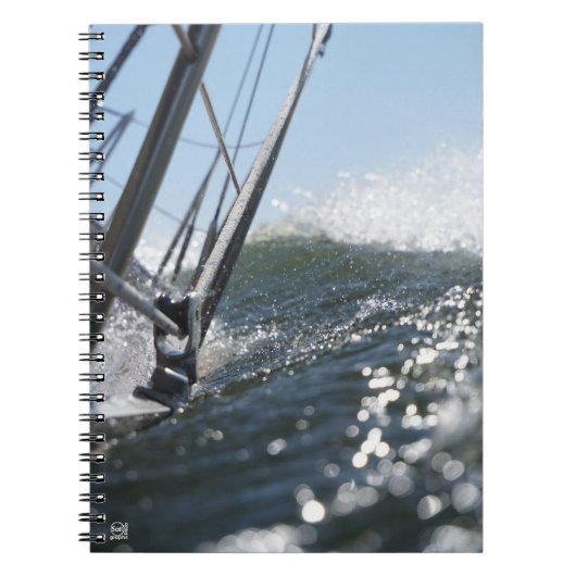 Gangboord onder water, actie. notitieboek (Voorkant)