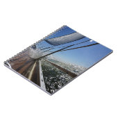 Gangboord onder water, actie. notitieboek (Linkerzijde)