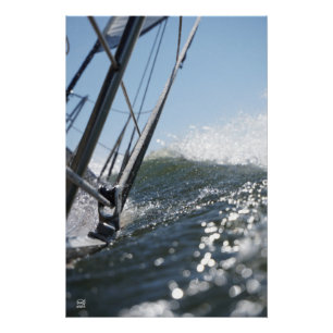 Gangboord onder water, actie. perfect poster