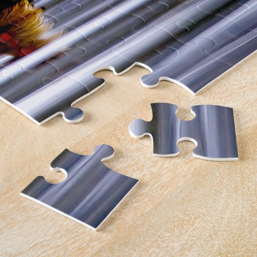 Gangde Grebe Duck Wyoming. Legpuzzel (Zijkant)