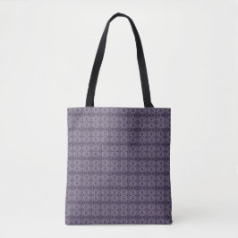 Gangen Donkerpaarse Abstracte Aquarel Kunst Tote Bag