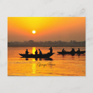 Ganges River, picturesque Briefkaart