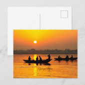 Ganges River, picturesque Briefkaart (Voorkant / Achterkant)