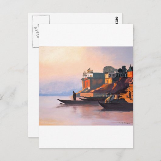 GangesDawn Briefkaart (Voorkant / Achterkant)