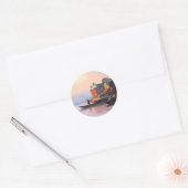 GangesDawn Ronde Sticker (Envelop)