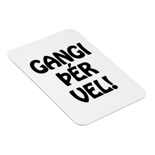 GANGI ÞÉR VEL! SUCCES! IJslandse taal Magneet (Rechterzijde)