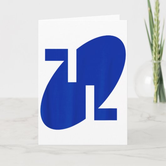 Gangnam District Vlag Symbool Seoul Zuid-Korea _3  Kaart (Voorkant)