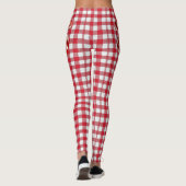 Gangnam Style Plaid Leggings met Schattigee Bow De (Achterkant)