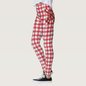 Gangnam Style Plaid Leggings met Schattigee Bow De (Links)
