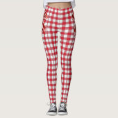Gangnam Style Plaid Leggings met Schattigee Bow De (Voorkant)