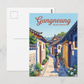 Gangneung-steeg Zuid-Korea Briefkaart (Voorkant / Achterkant)