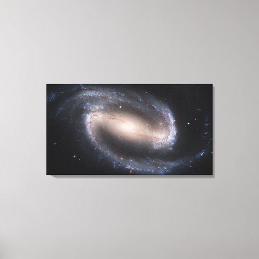 Gangspiral Galaxy NGC 1300 Canvas Afdruk (Voorkant)