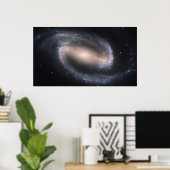 Gangspiral Galaxy NGC 1300 Poster (Thuiskantoor)
