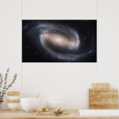 Gangspiral Galaxy NGC 1300 Poster (Keuken)