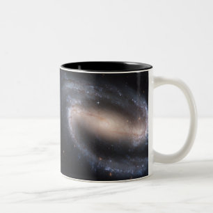Gangspiral Galaxy NGC 1300 Tweekleurige Koffiemok