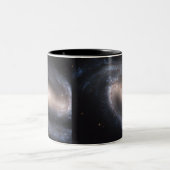 Gangspiral Galaxy NGC 1300 Tweekleurige Koffiemok (Center)