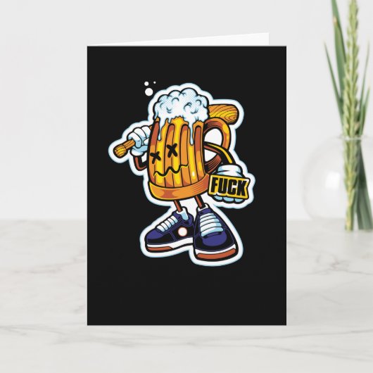 Gangsta Beer Kaart (Voorkant)
