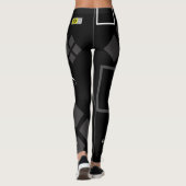 "GANGSTA BOOGIE" (ALLEEN ZWART) LEGGINGS (Achterkant)