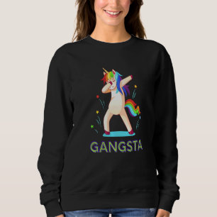 Gangsta Eenhoorn Dab Festival Club Rave Trui
