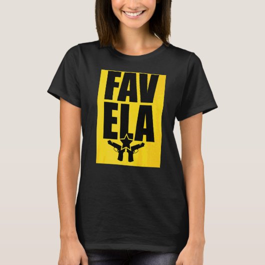 Gangsta Favela Original Punk Rock Store T-shirt (Voorkant)