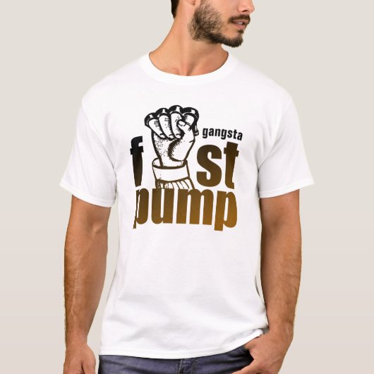 GANGSTA FIST PUMP T-SHIRT (Voorkant)
