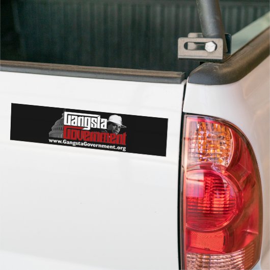 Gangsta Government Bumpersticker (Op Truck)
