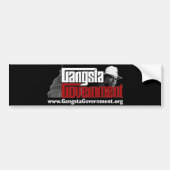 Gangsta Government Bumpersticker (Voorkant)